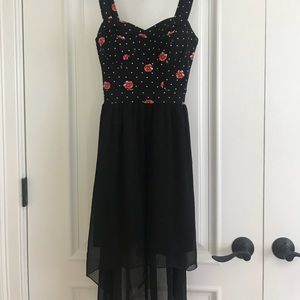 Black High Low Dress